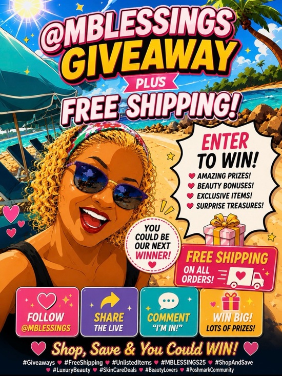 Other - GIVEAWAY PLUS FREE SHIPPING